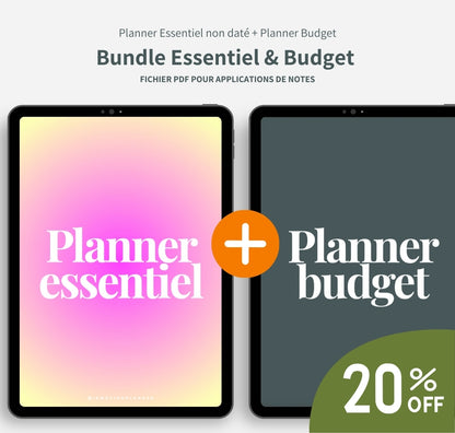 Bundle Essentiel & Budget (Non datés)
