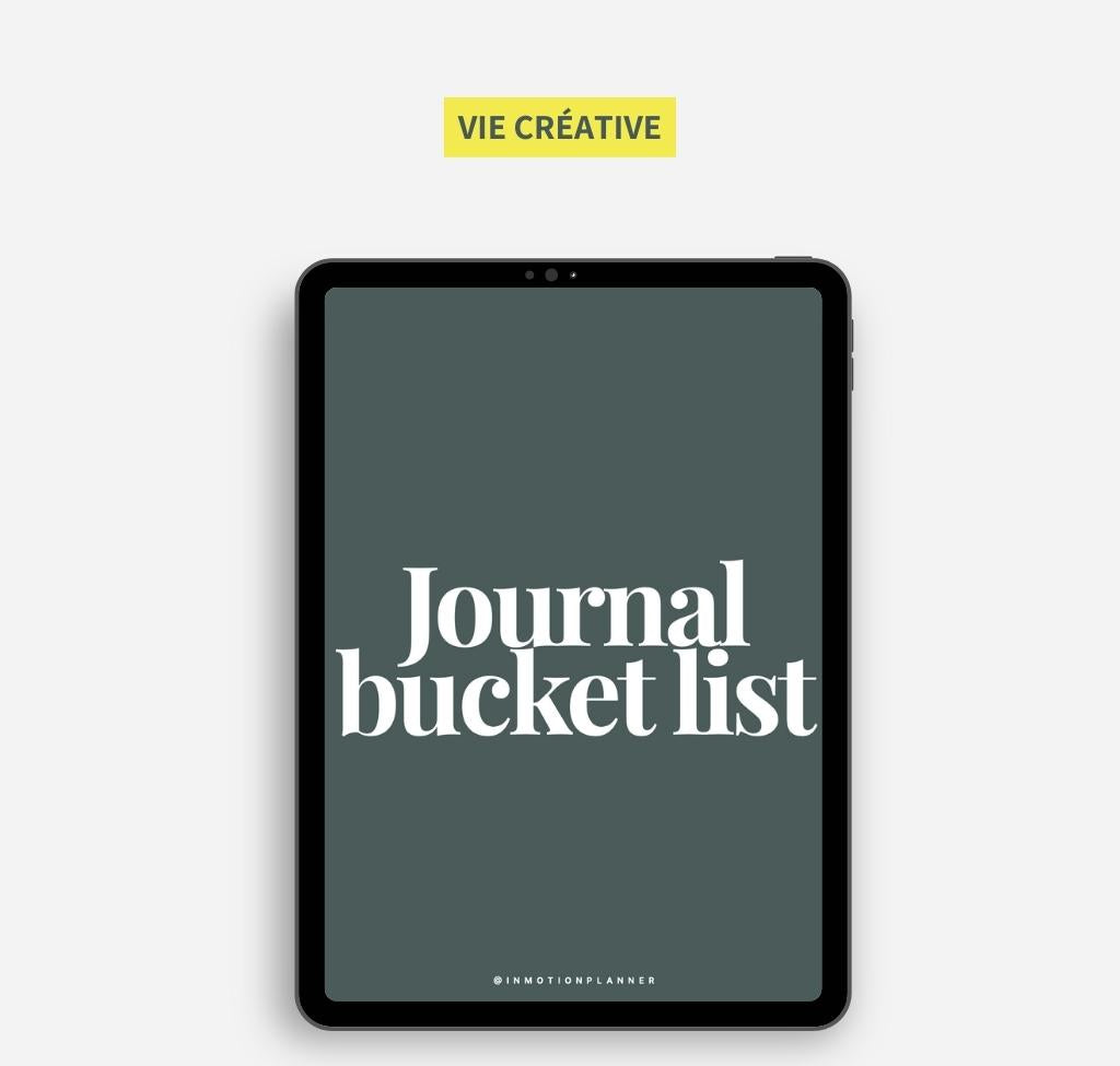 Journal Bucket List (digital)