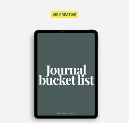 Journal Bucket List