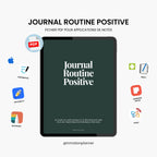 Positive Routine Journal - 90 days (French)