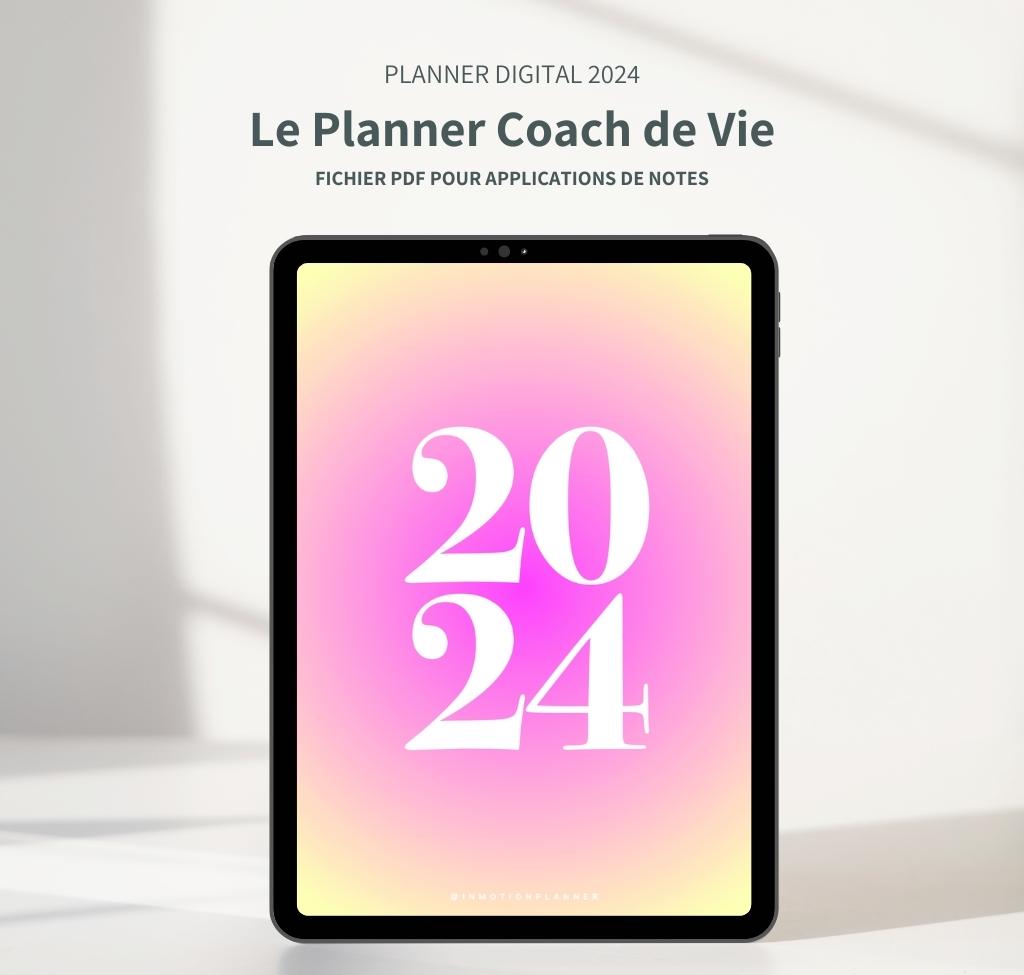 2024 Digital Planner - The Life Coach Planner - vertical