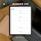 Planner digital Diário 365 (Francês)