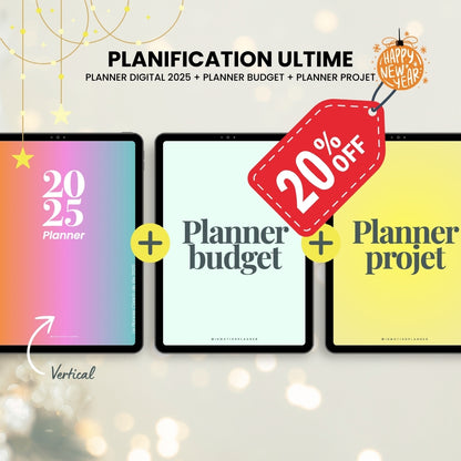 Bundle Planification Ultime - 2025 Vertical