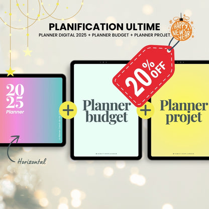 Bundle Planification Ultime - 2025 Horizontal