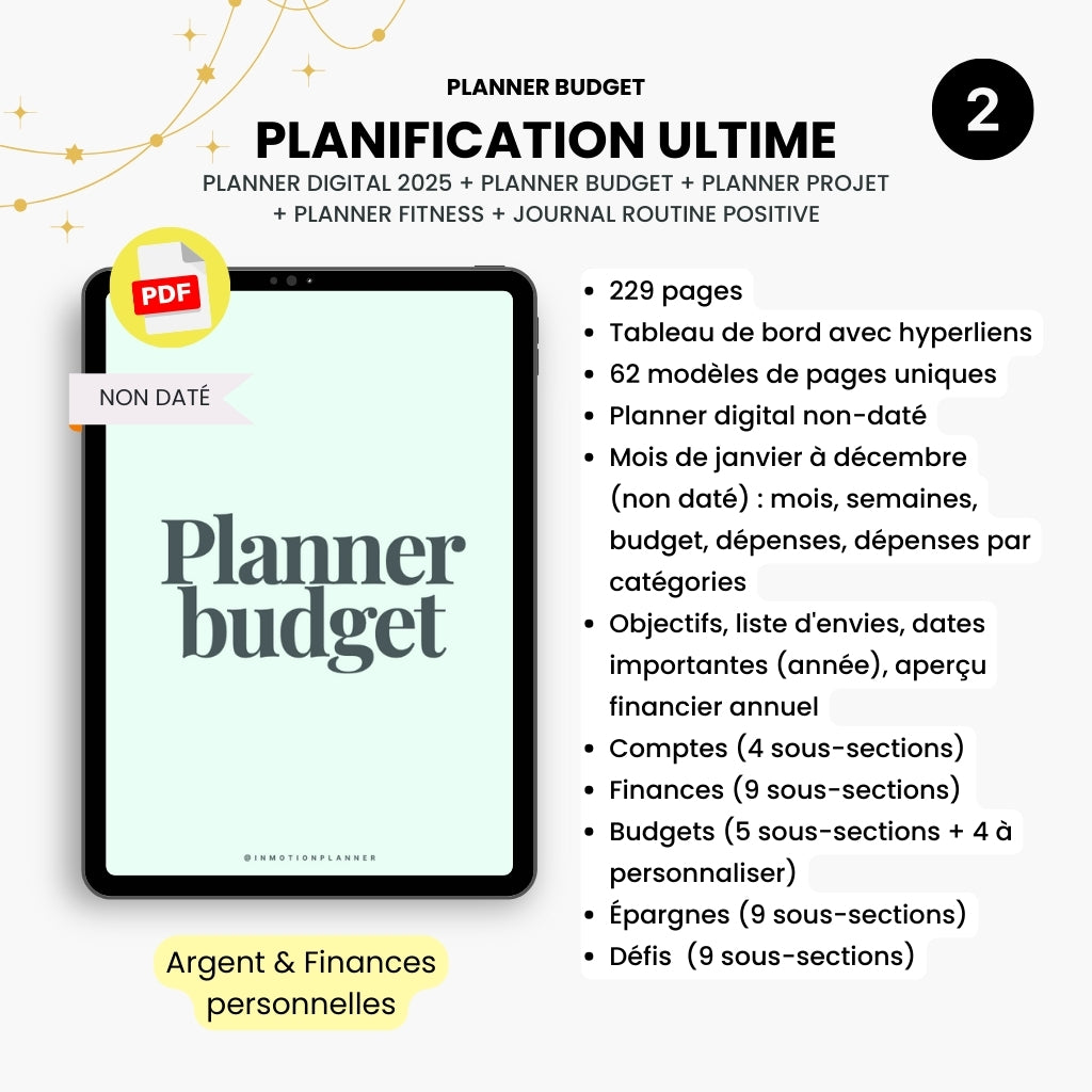 Bundle Planification Ultime - 2025 Vertical