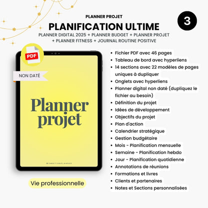 Bundle Planification Ultime - 2025 Vertical