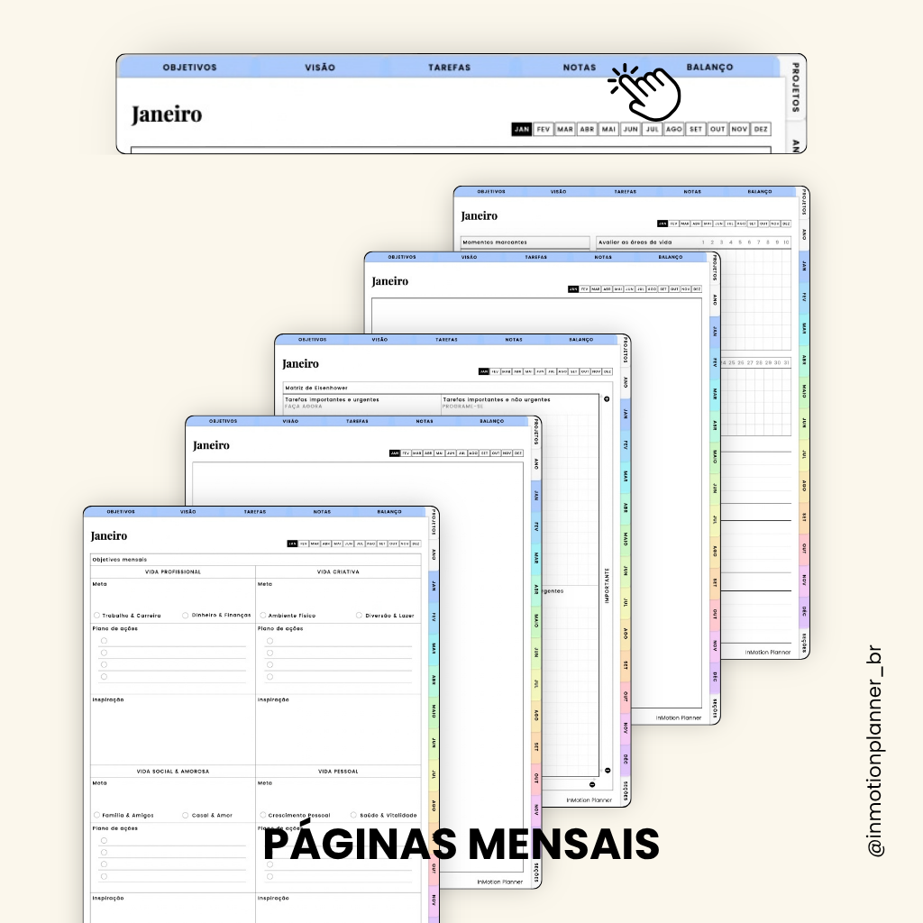 Planner Coach de Vida (Portugais)