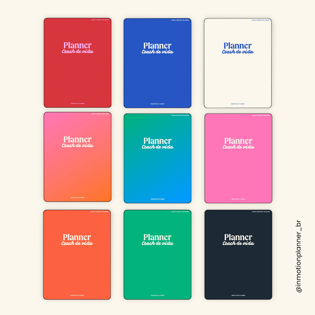 Planner Coach de Vida (Portugais)