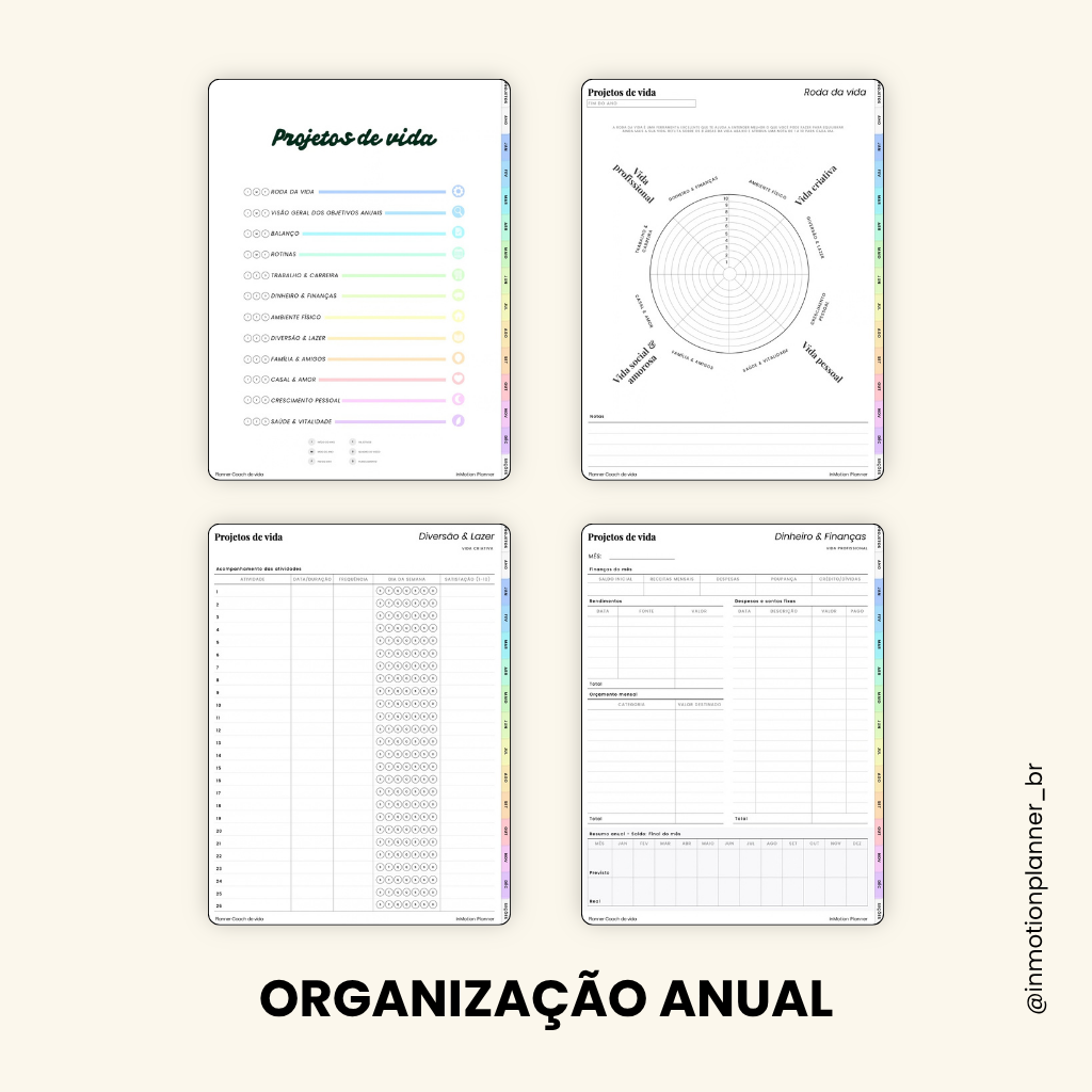 Planner Coach de Vida (Portugais)
