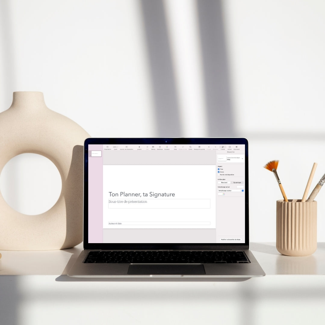 Service de conception de planner digital sur mesure avec InMotion Planner