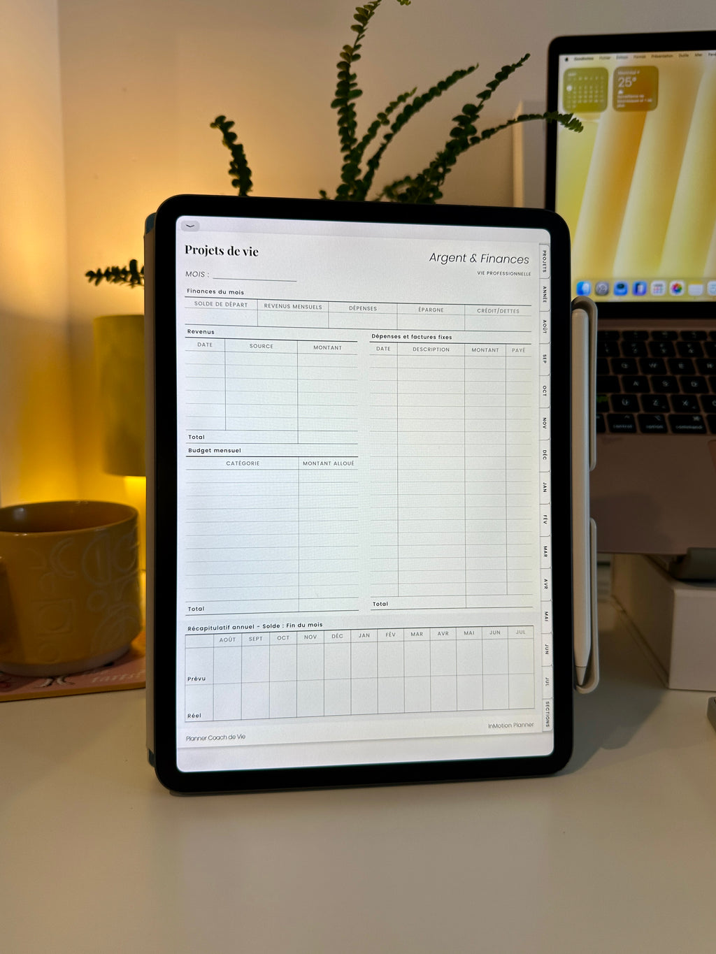 Planner Coach de Vie | Août-Juillet