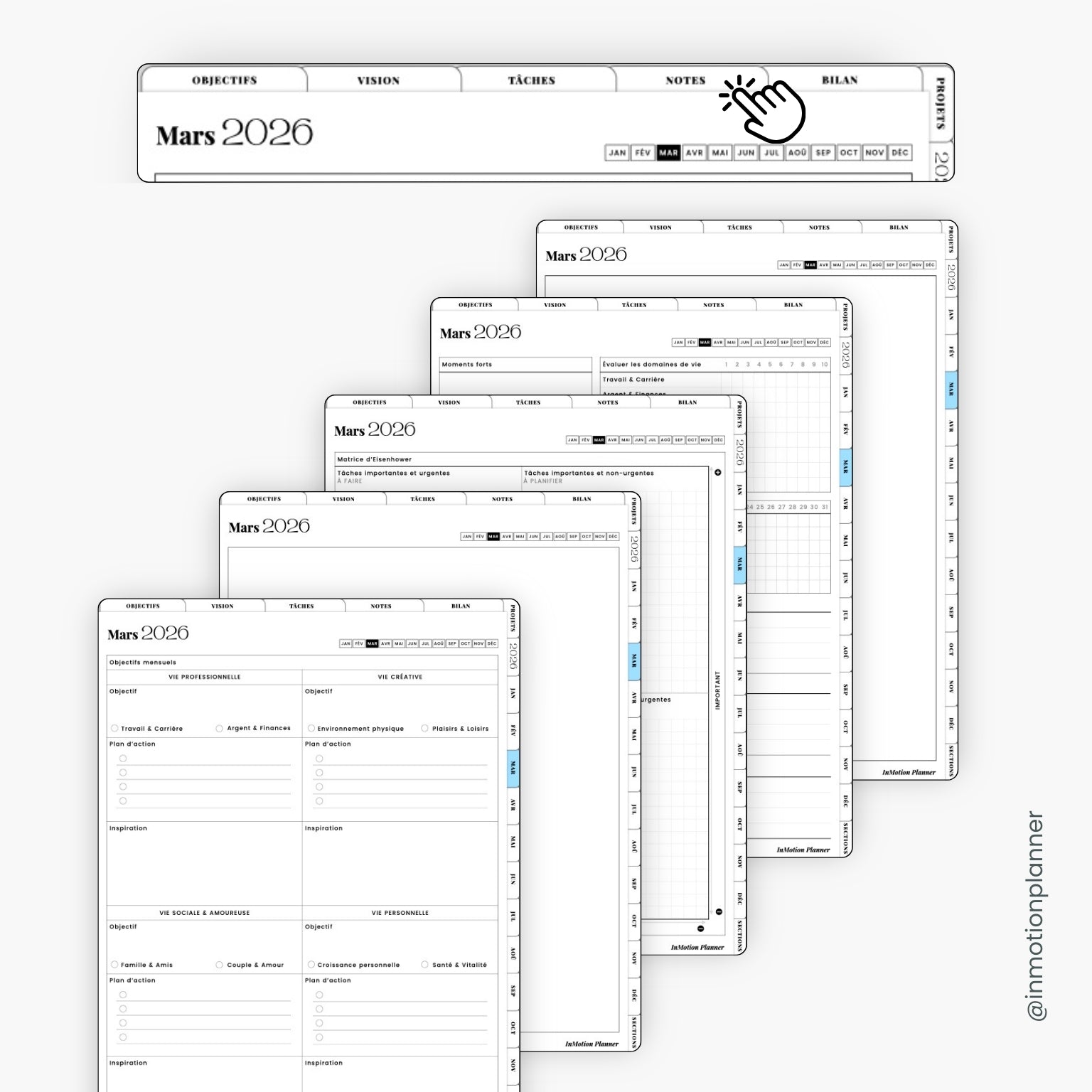2026 Planner digital – Vertical