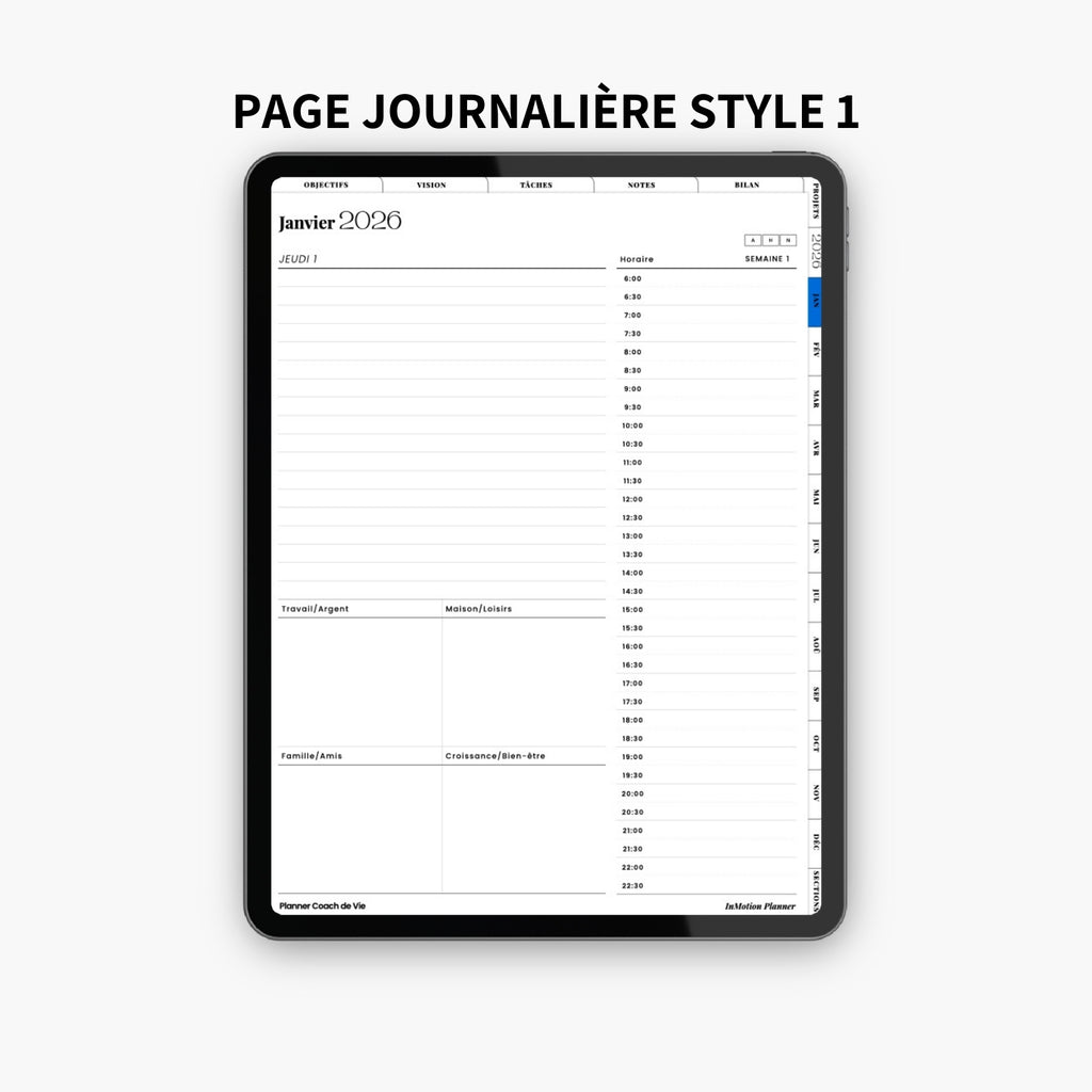 2026 Planner digital – Vertical