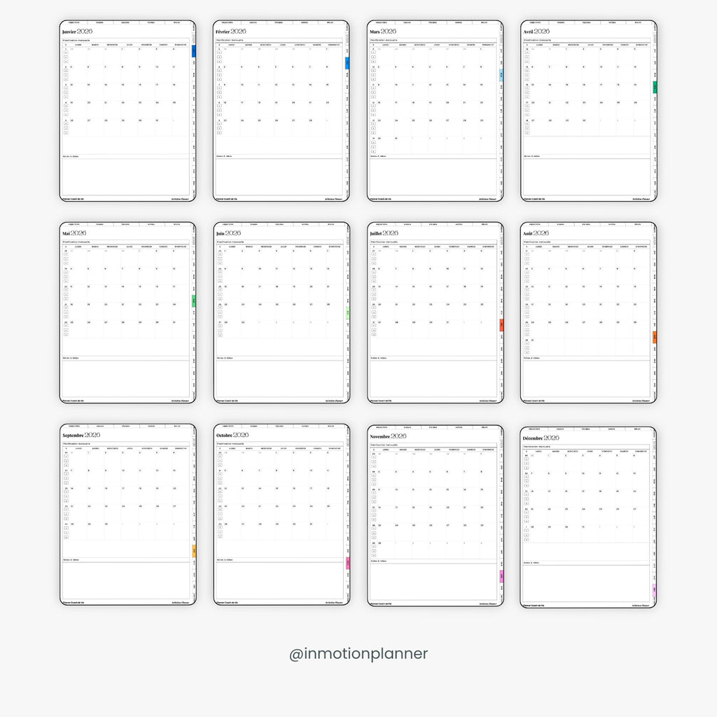 2026 Planner digital – Vertical