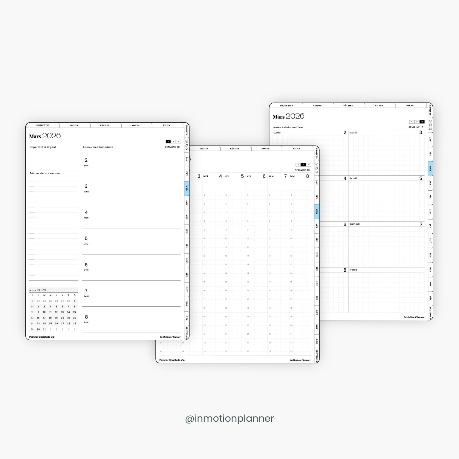 2026 Planner digital – Vertical