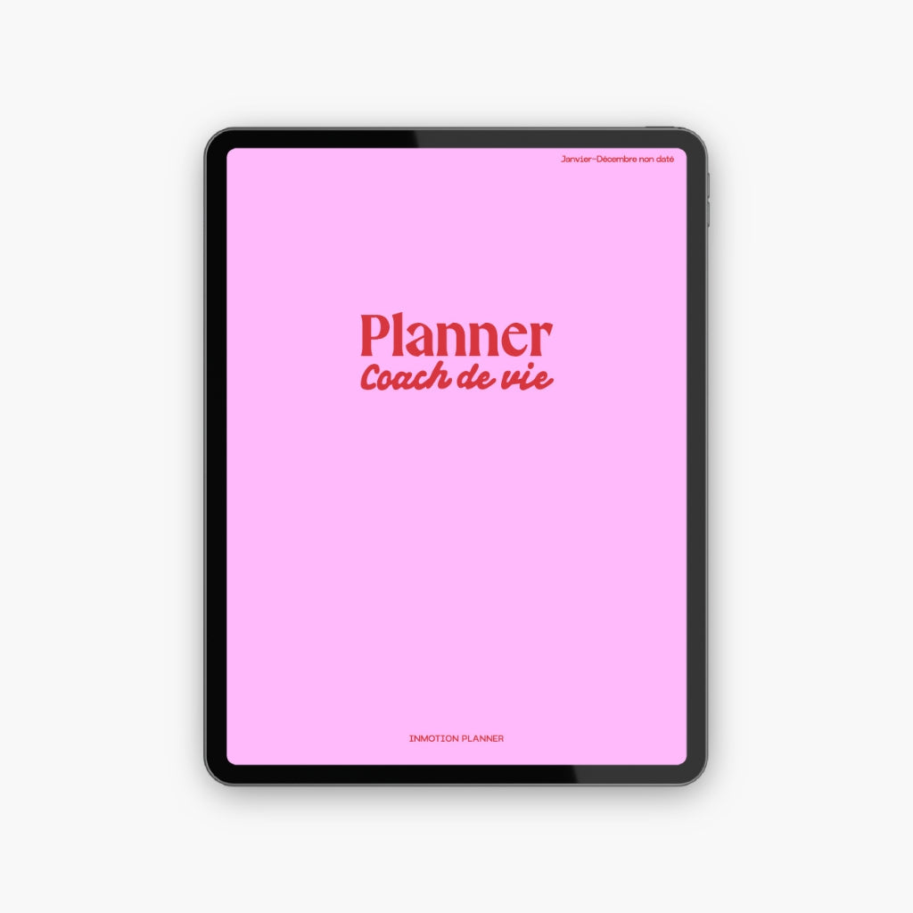 Planner Coach de Vie | Août-Juillet