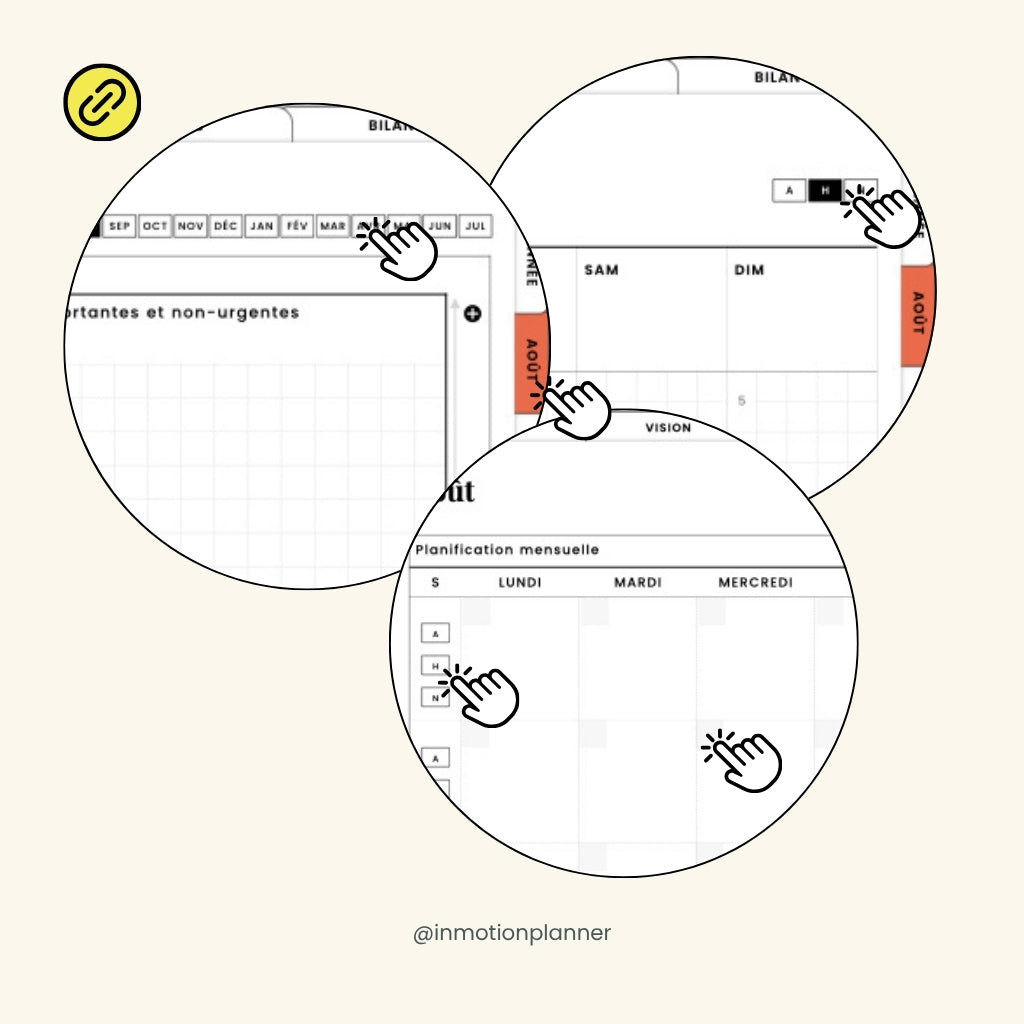 Planner Coach de Vie | Août-Juillet