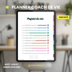 Planner Coach de Vie | Août-Juillet
