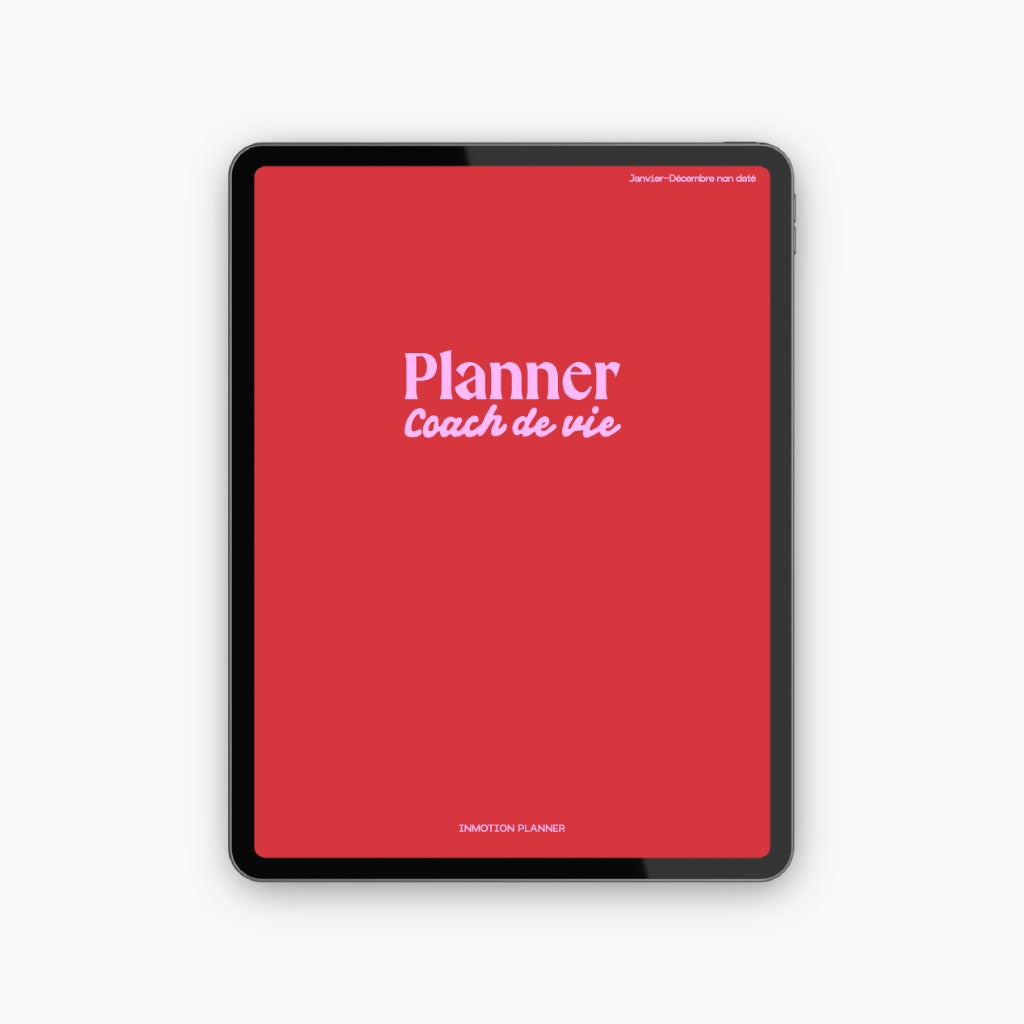 digital planner coach de vie inmotion planner janvier décembre non daté