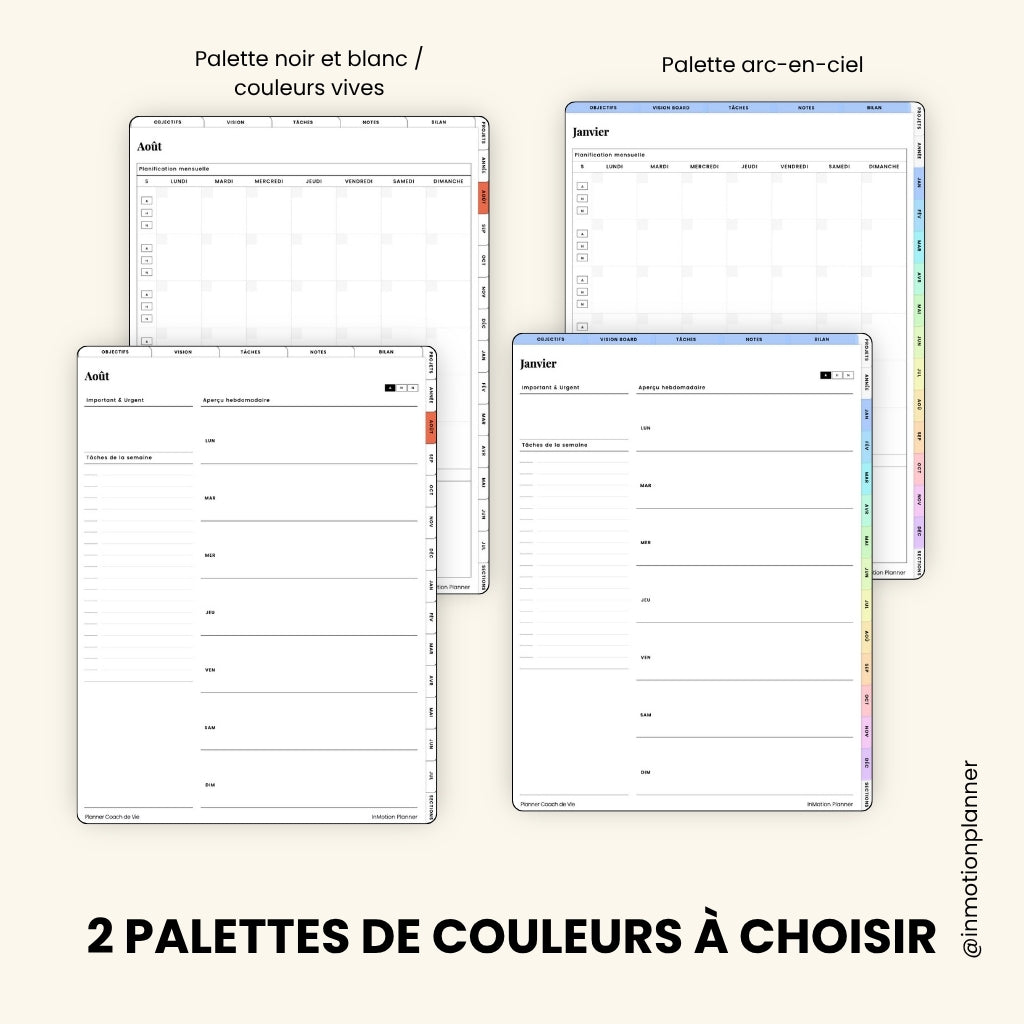 Planner Coach de Vie | Jan-Déc