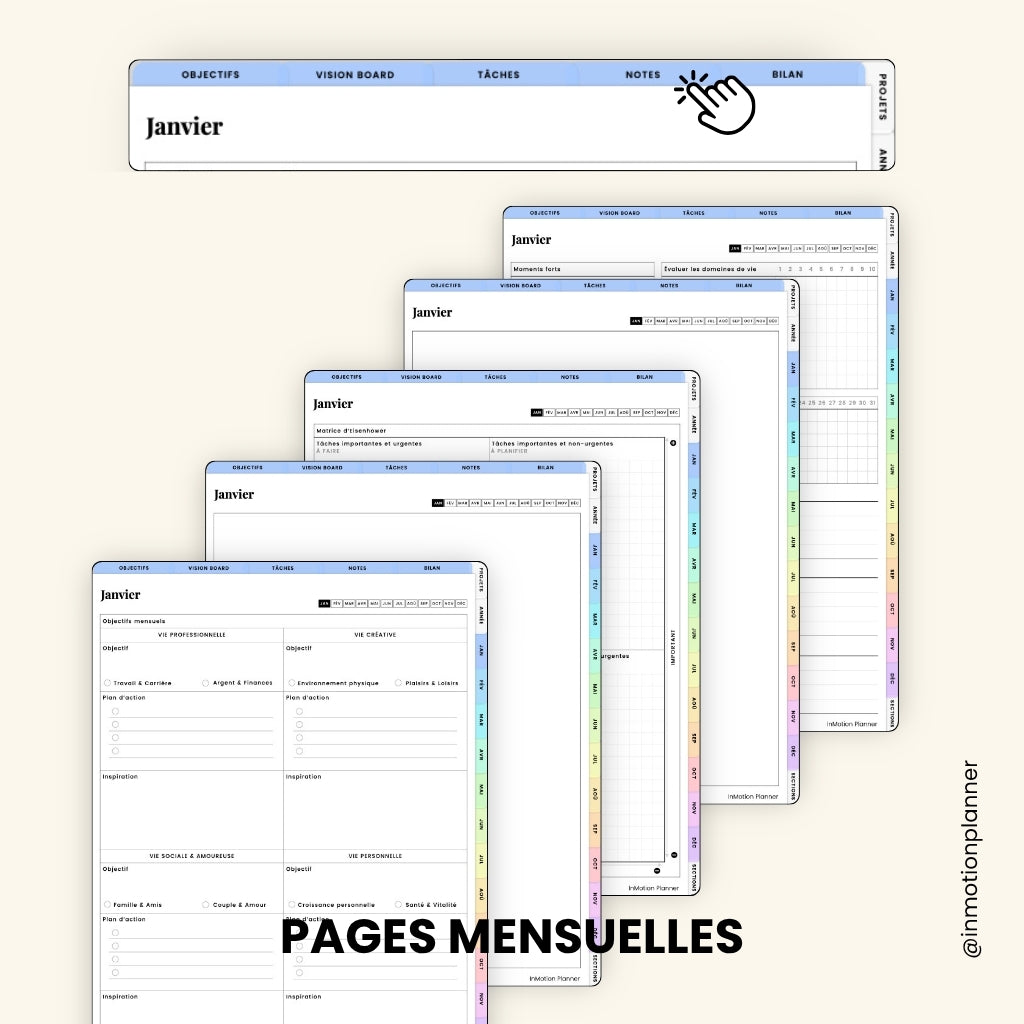 Planner Coach de Vie | Jan-Déc