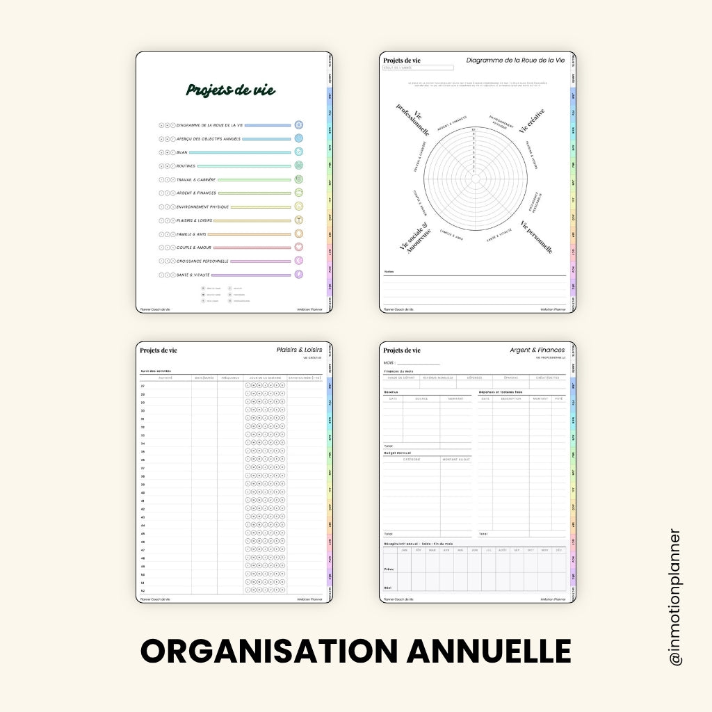 Planner Coach de Vie | Jan-Déc