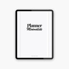Planner Minimaliste non daté - 52 semaines