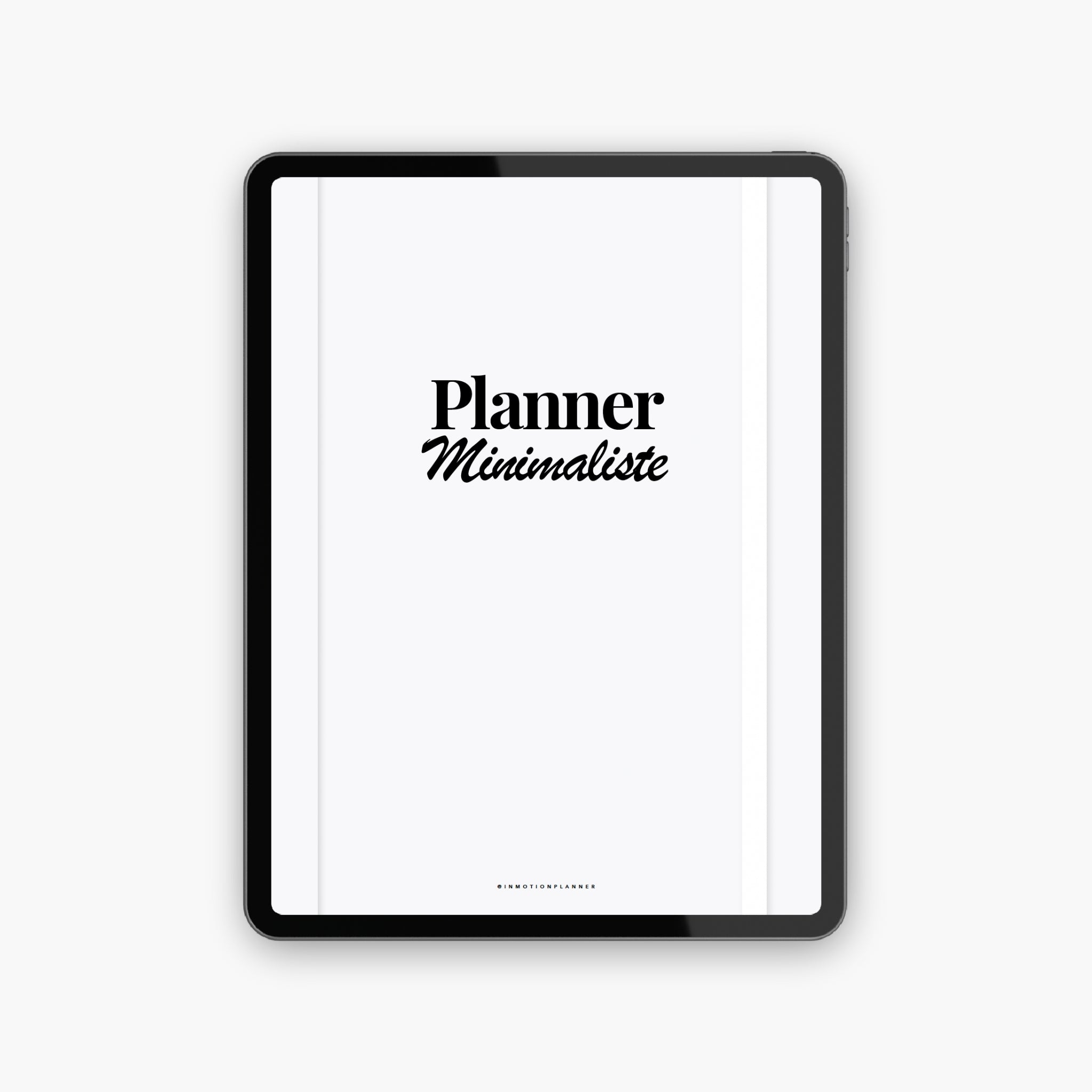 Minimalist Undated Planner (French)