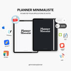 Planner Minimaliste non daté - 52 semaines