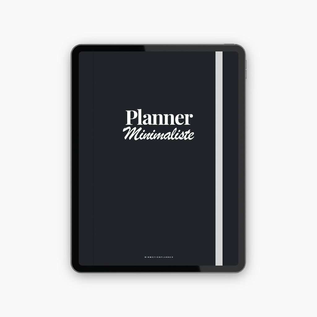 Planner Minimaliste non daté - 52 semaines