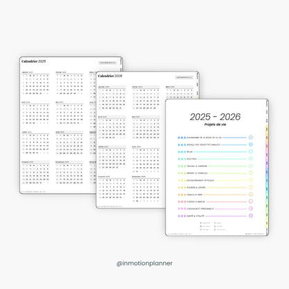 2025-2026 Planner digital - Le Planner Coach de Vie - Vertical