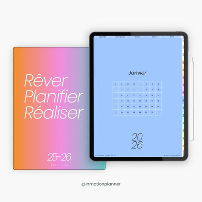 2025-2026 Planner digital - Le Planner Coach de Vie - Vertical