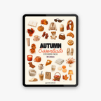 34 digital stickers autumn, style emoji 3D réaliste
