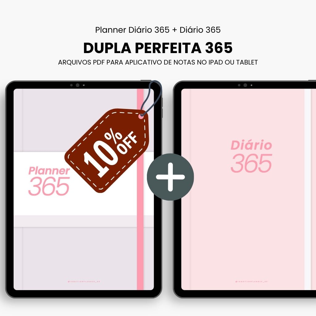 Bundle Dupla Perfeita 365 (Portugais) - InMotion Planner