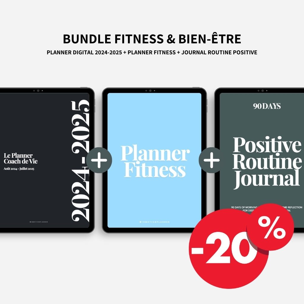 Bundle Fitness & Bien - être (2024 - 2025 Vertical) - InMotion Planner