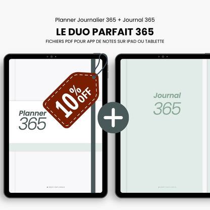 Bundle Le Duo Parfait 365 - InMotion Planner