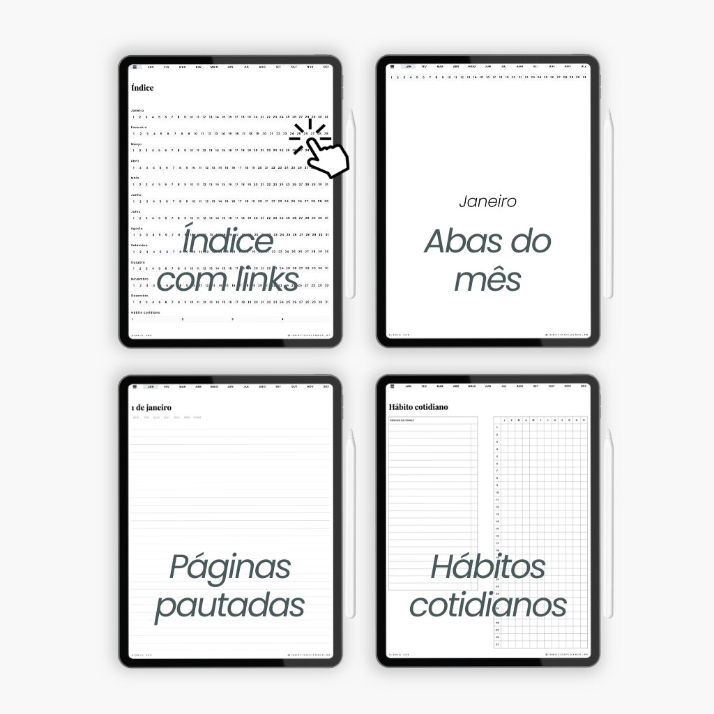 Diário Digital 365 Dias (Portugais) - InMotion Planner