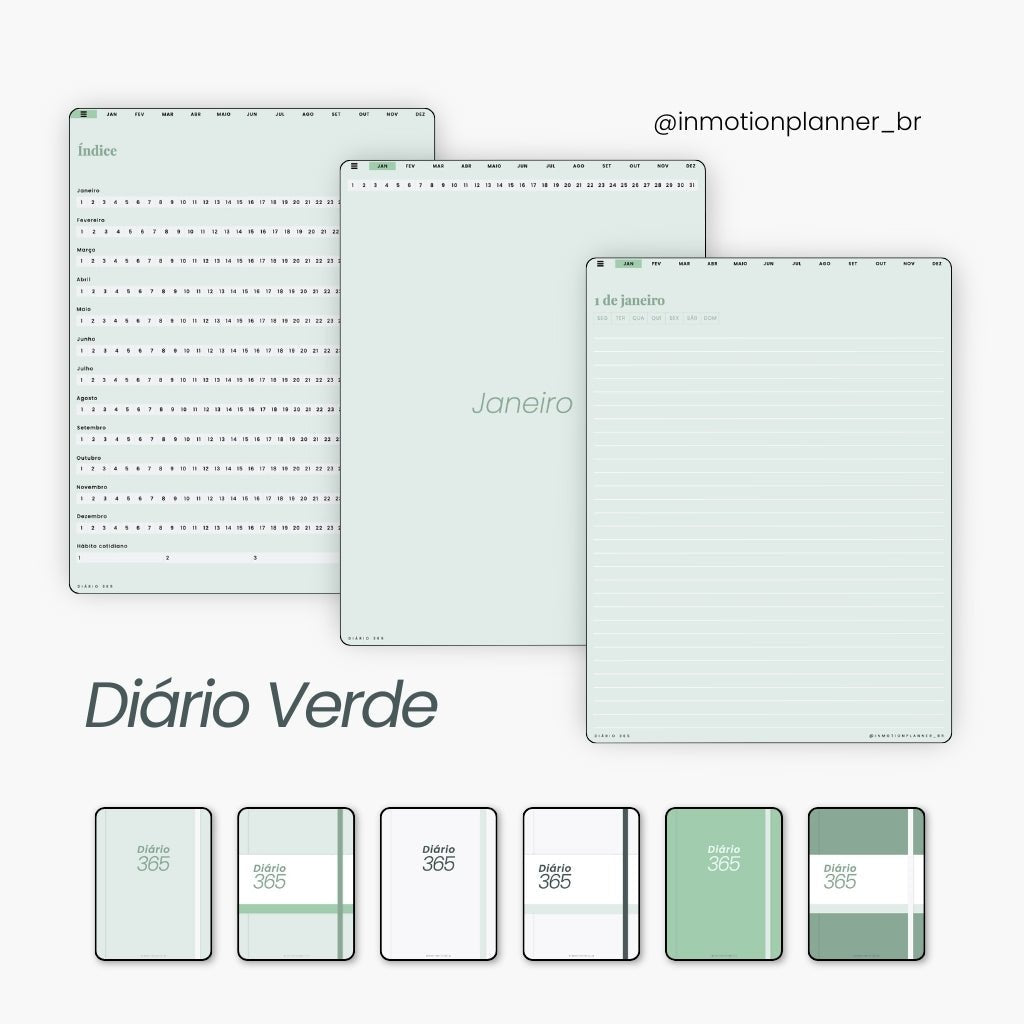 Diário Digital 365 Dias (Portugais) - InMotion Planner