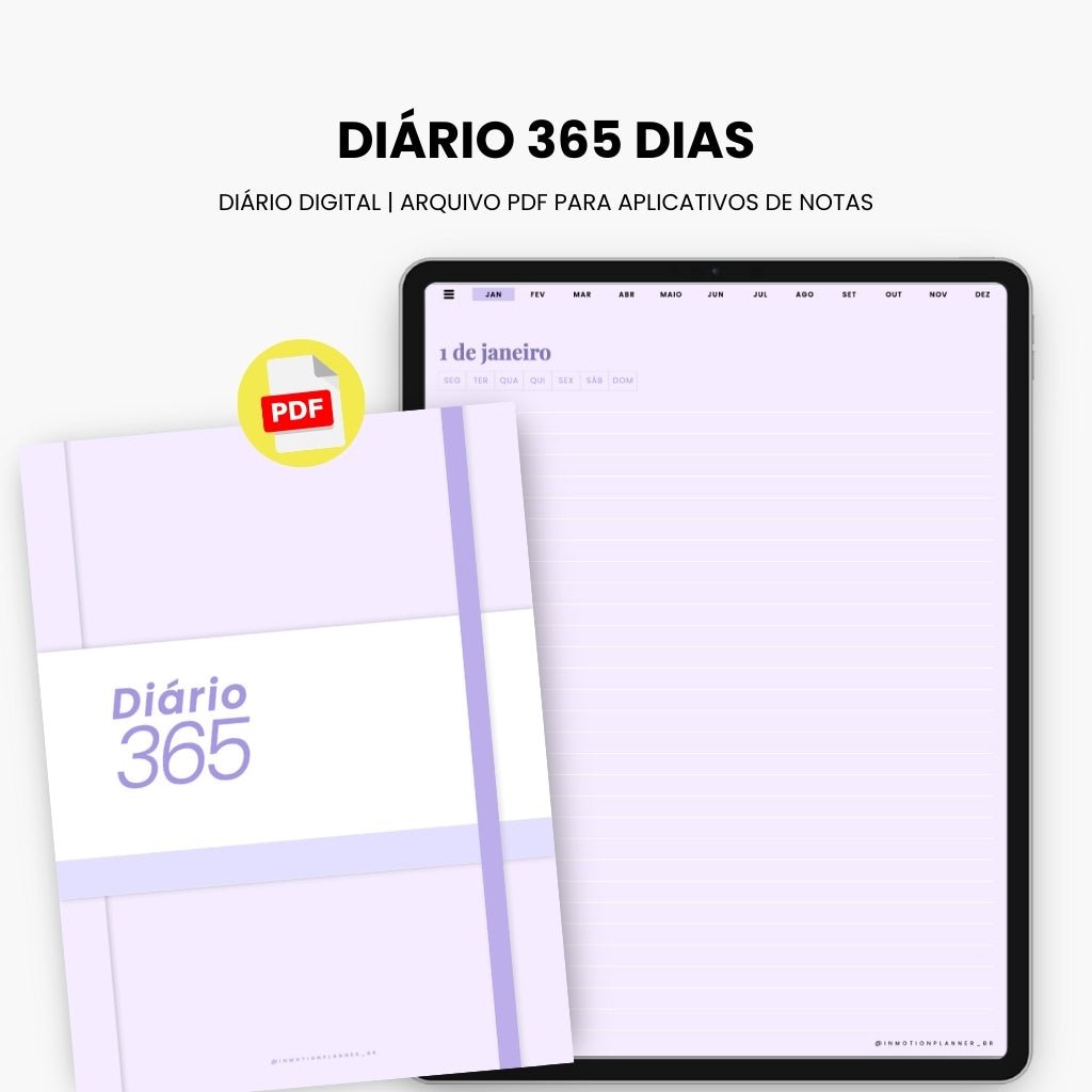 Diário Digital 365 Dias (Portugais) - InMotion Planner