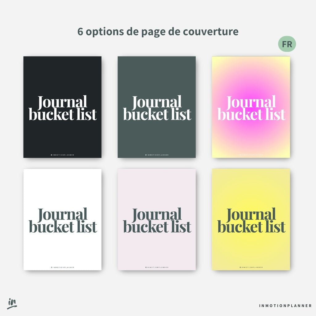 Journal Bucket List - InMotion Planner