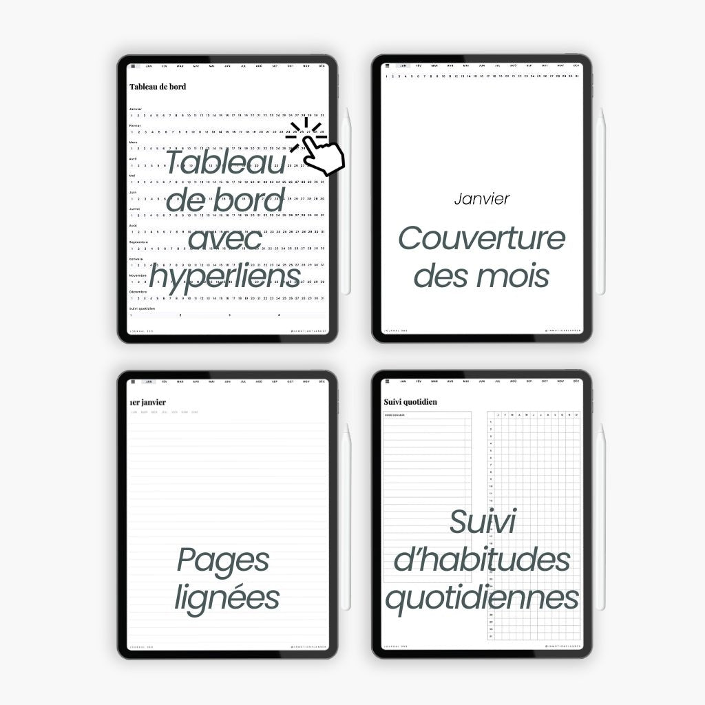 Journal digital 365 jours - InMotion Planner