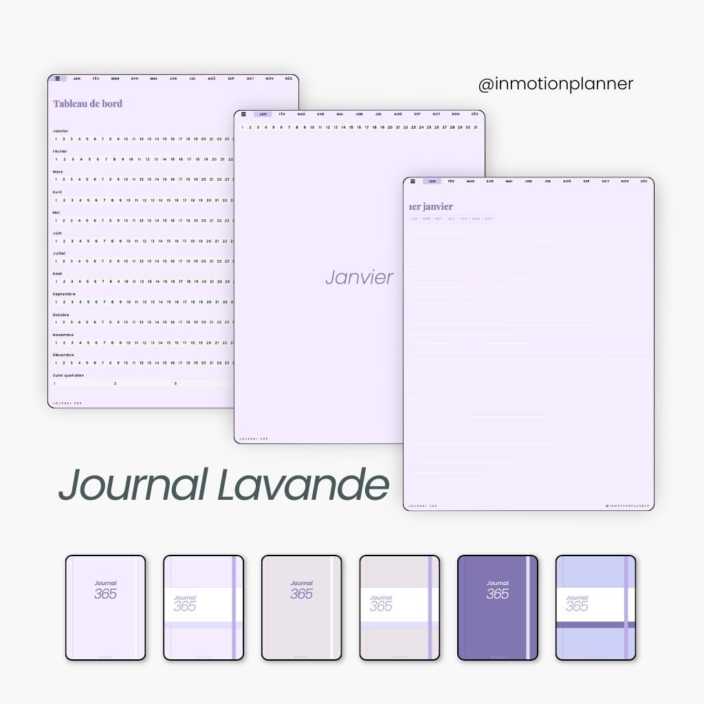 Journal digital 365 jours - InMotion Planner