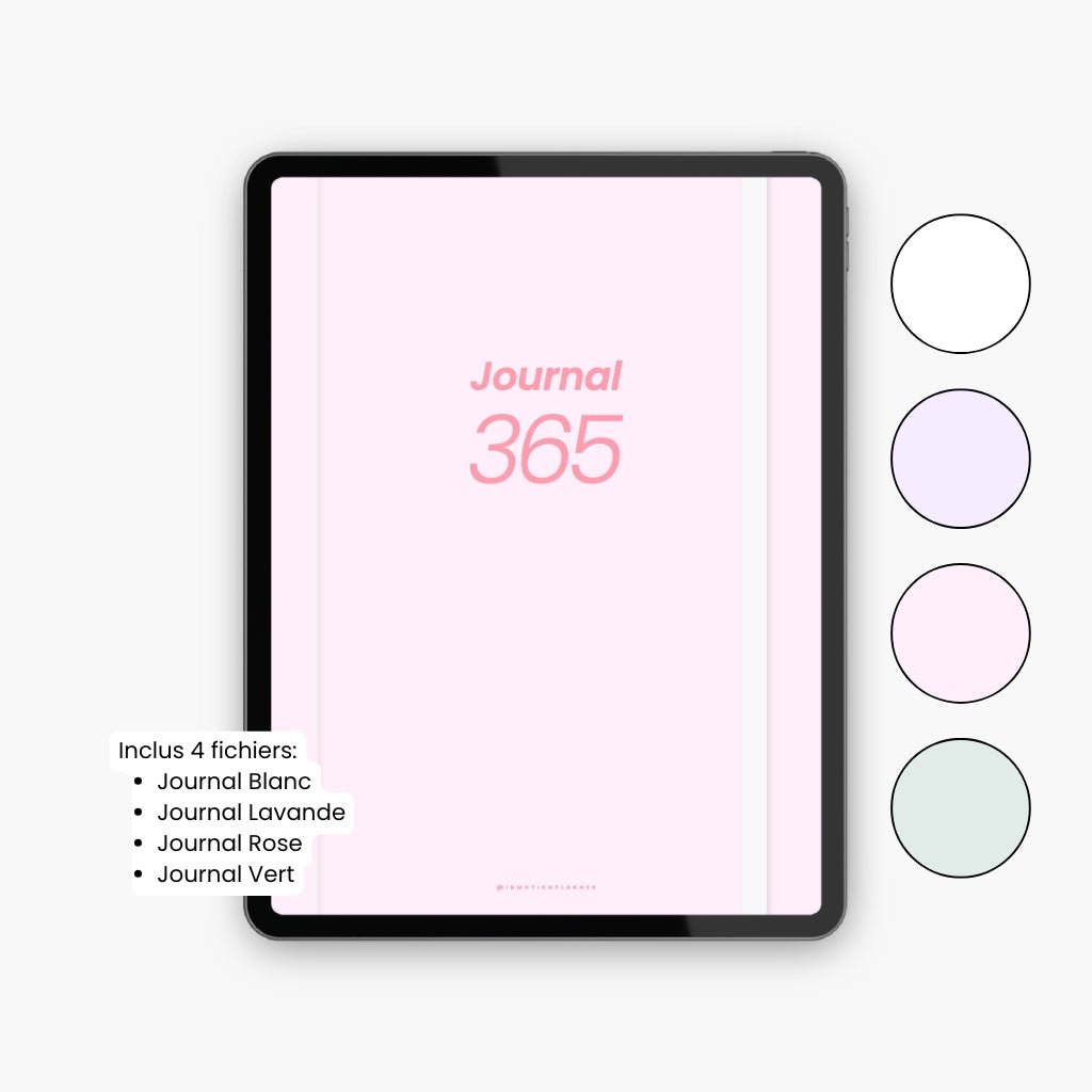 Journal digital 365 jours - InMotion Planner