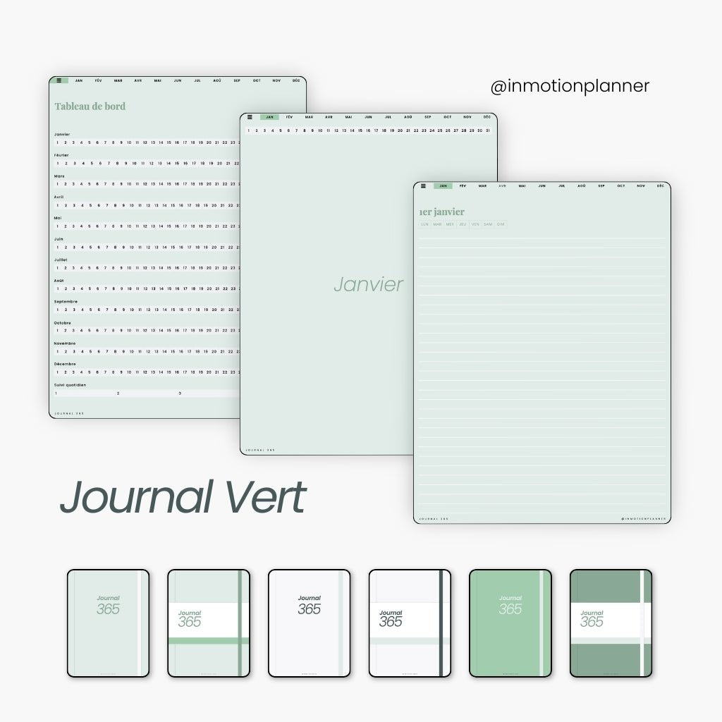 Journal digital 365 jours - InMotion Planner