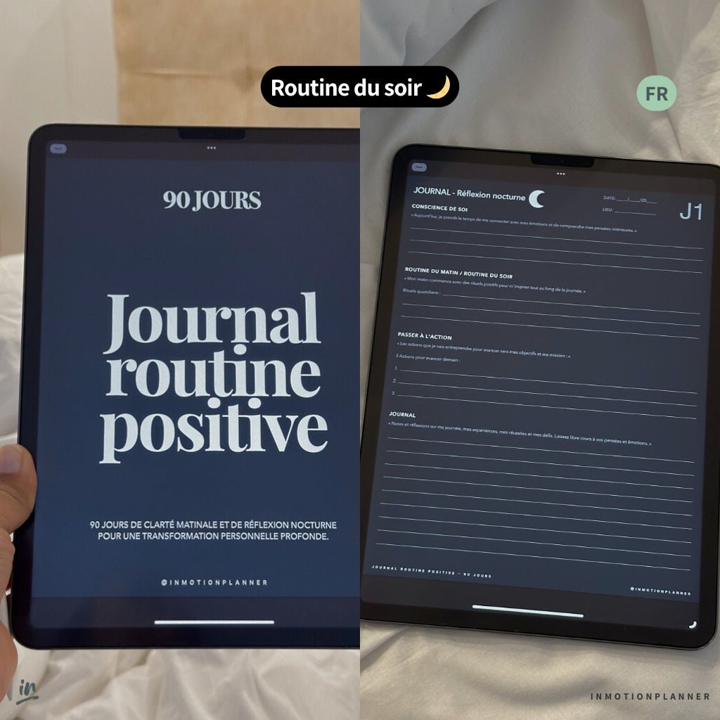 Journal Routine Positive - 90 jours - InMotion Planner