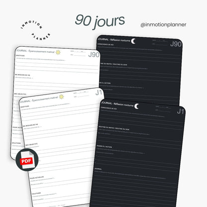 Journal Routine Positive - 90 jours - InMotion Planner