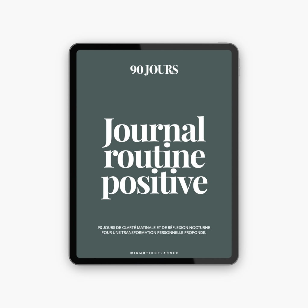 Journal Routine Positive - 90 jours - InMotion Planner