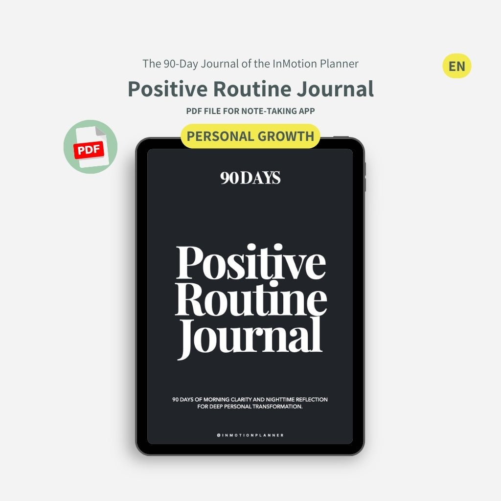 Journal Routine Positive - 90 jours - InMotion Planner