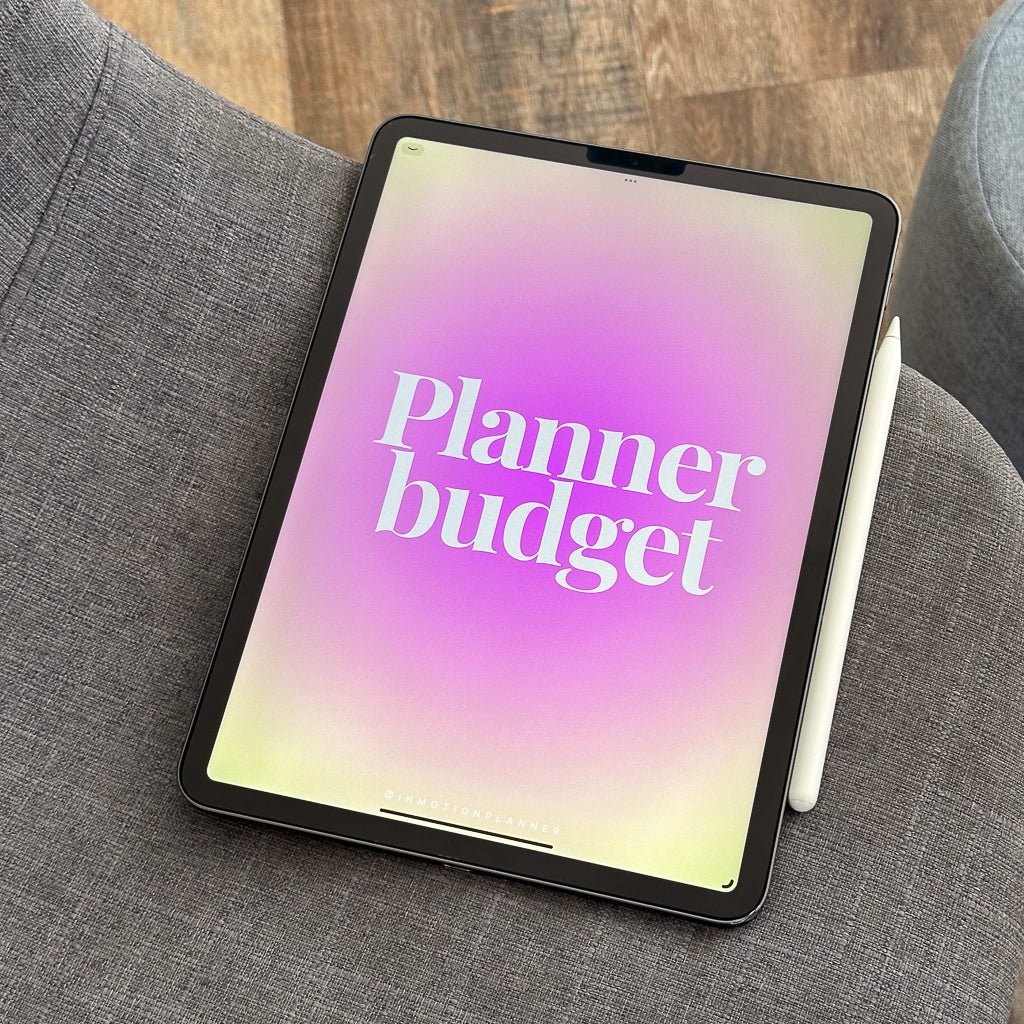 Planner Budget - InMotion Planner