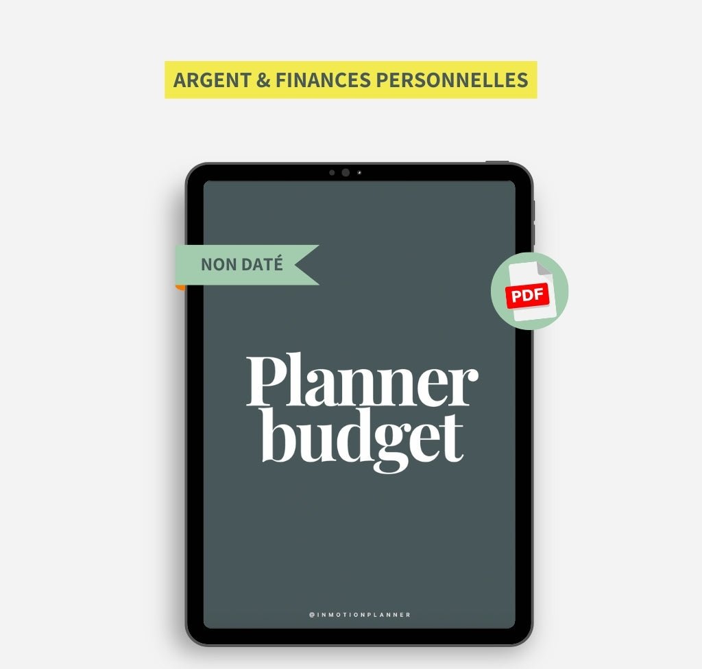 Planner Budget - InMotion Planner